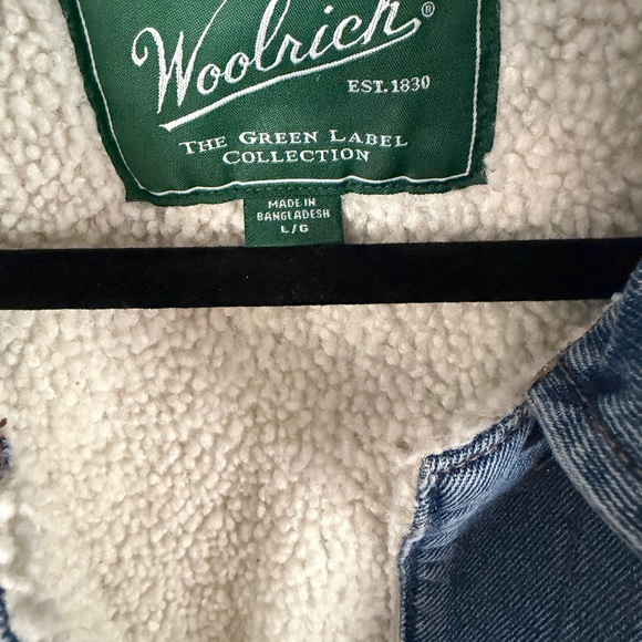 Woodrich Denim Sherpa Jacket - Picture 2 of 6
